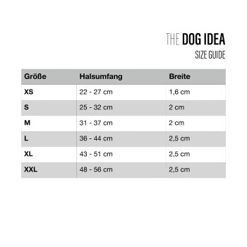 THE DOG IDEA Biothane Halsband Hellblau Schwarz S 2 THE DOG IDEA Biothane Halsband Hellblau Schwarz S – Bild 2