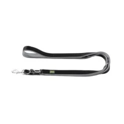 Hunter Führleine Neopren Grau/ Schwarz 1,5 Cm