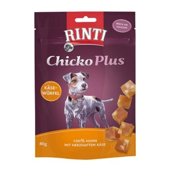 RINTI Chicko Plus 12x80g Huhn & Käse 1 RINTI Chicko Plus 12x80g Huhn & Käse