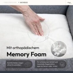 Freudentier Orthopädisches Hundebett Mit Memory Foam, Edel Gesteppt M 10 Freudentier Orthopädisches Hundebett Mit Memory Foam, Edel Gesteppt M -Wuff Welt 6f916d30935d45e35625f1002badae4006b11602 1676841 de DE 901d17cffe156878b4de74ee1ac8a7fed656dd6eIs5stV