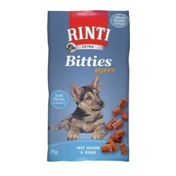 RINTI Bitties Puppy 16x75g Huhn & Rind 1 RINTI Bitties Puppy 16x75g Huhn & Rind