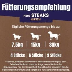 Adventuros Mini Steaks Hirsch 7x70g -Wuff Welt 98ae7821b053ec1355e2b3ba8175d042869fada8 ba435f834acaf7d6e75b3f72d5a56f541b27c8df