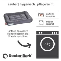 Doctor Bark Liegekissen Grau S -Wuff Welt b3cd50d5bd30adc7b95692a79e2178b1b47910ba aedf35fcdc645ffcbb551d8fa69ad03544f73d7f