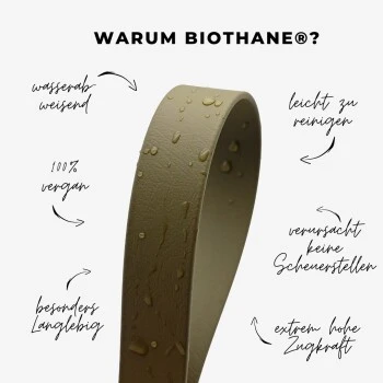 THE DOG IDEA Biothane Halsband Peach Pink M 4 THE DOG IDEA Biothane Halsband Peach Pink M – Bild 4