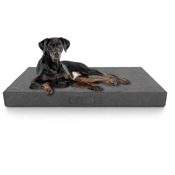 Knuffelwuff Orthopädische Inkontinenz Hundematte 95 Grad Waschbar Grau L 1 Knuffelwuff Orthopädische Inkontinenz Hundematte 95 Grad Waschbar Grau L