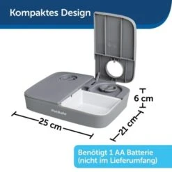 PetSafe Futterautomat Für 2 Mahlzeiten -Wuff Welt bbe9cab735d5b9f4c0eedd0a56c673f98bfc289d 3af10beb3f1b8fffe2d66d9f1441f88b00169941