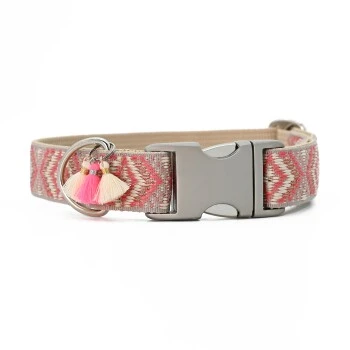 THE DOG IDEA Boho-Chic Halsband Coral S 1 THE DOG IDEA Boho-Chic Halsband Coral S
