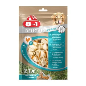 8in1 Delights Pro Dental XS 1x21 Stück 252g 1 8in1 Delights Pro Dental XS 1x21 Stück 252g