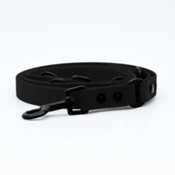 THE DOG IDEA Biothane Hundeleine Schwarz Schwarz