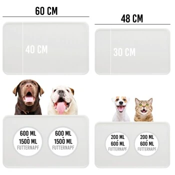 KaraLuna Basic Napfunterlage Transparent L 5 KaraLuna Basic Napfunterlage Transparent L – Bild 5
