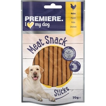PREMIERE Meat Sticks 6x70g Huhn 1 PREMIERE Meat Sticks 6x70g Huhn