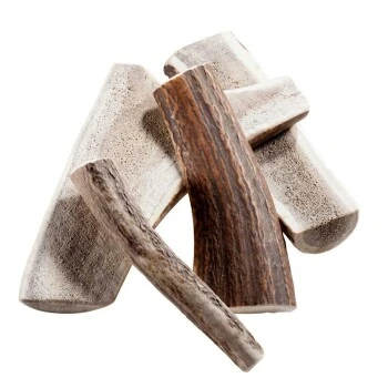 Chewies Rothirsch-Geweihstange - Halbiert 1 Stück 2 Chewies Rothirsch-Geweihstange - Halbiert 1 Stück – Bild 2