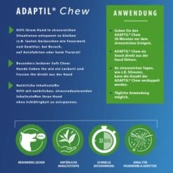 ADAPTIL Chew 30 Stück Anti Stress Snack 18 ADAPTIL Chew 30 Stück Anti Stress Snack -Wuff Welt f8e4848e6536c43b8a4c4570f7a294de6ab2ecb1 1374744 8